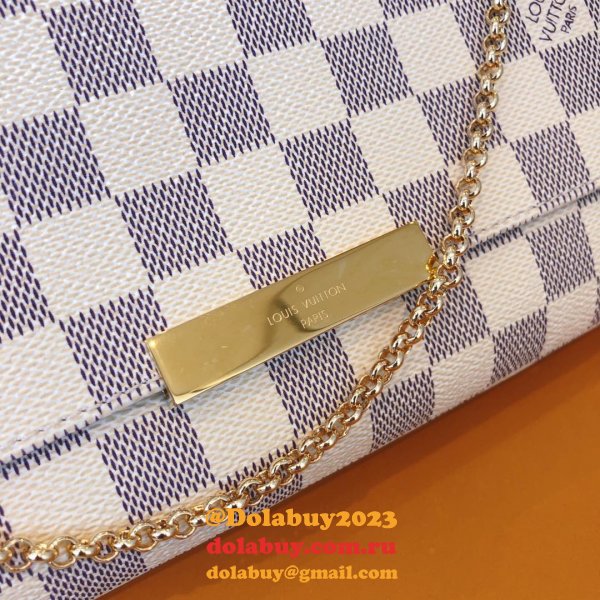 High Quality Louis Vuitton Damier Azur Canvas Favorite PM N41277