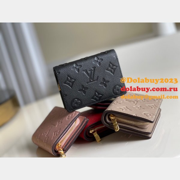 Louis Vuittons M80151/M80152 Cléa Wallet Monogram Empreinte Leather