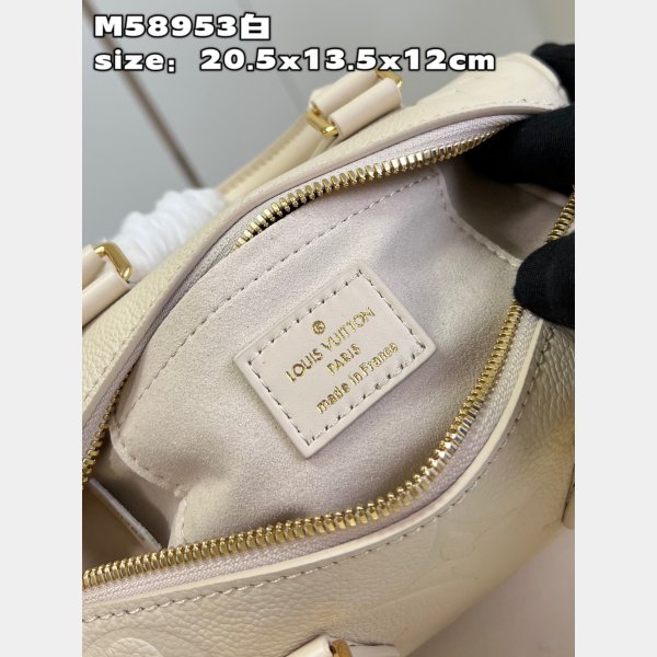 Speedy Replica LV Bandouliere 20 Creme The Best Quality Bag