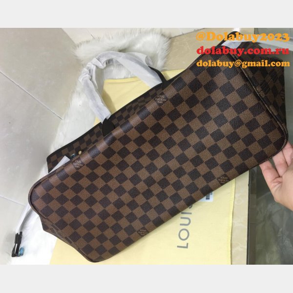 AAA+ Louis Vuitton Wholesale Neverfull GM Damier Ebene N41357 Brown