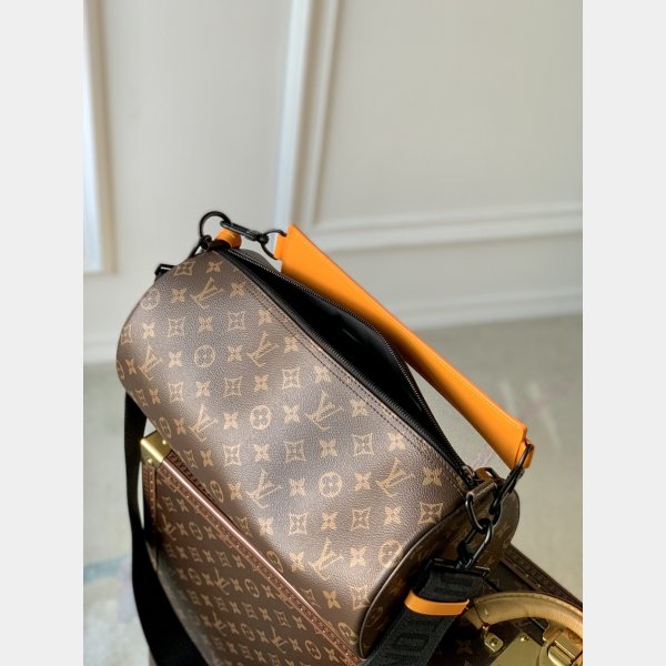 Soft Polochon Louis Vuitton Replica M46691 Monogram Macassar Canvas