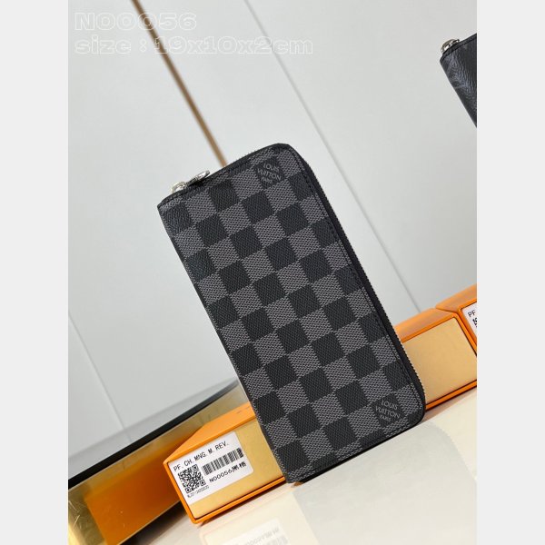 Duplicate N00056/M11611 Zippy Wallet Horizontal Damier Graphite/Monogram Canvas