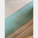 Louis Vuitton Replica Capucines Python Handle M48865 Avocado Green Bag