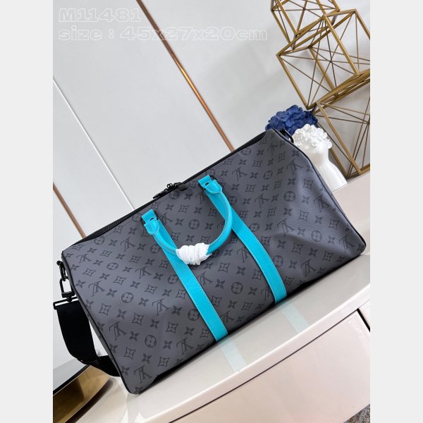 Louis Vuitton Replicas Top Quality M11481 Keepall Bandouliere Men Bag