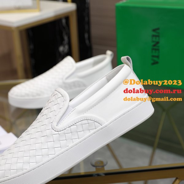 Bottega Veneta Knockoff Flats Intrecciato Nappa Slip On Sneakers Shoes