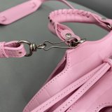 High Quality Balenciaga cuag pink crocodile bag