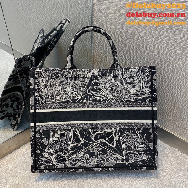 Fake Dior CD Book Tote 41.5CM Bag