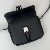 Perfect Luxury Gucci Super 800313 Shoulder Knockoff Black Bag