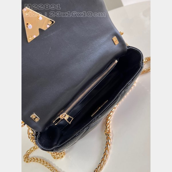 Black M22891 GO-14 MM Malletage Outlet Louis Vuitton Replica Bag