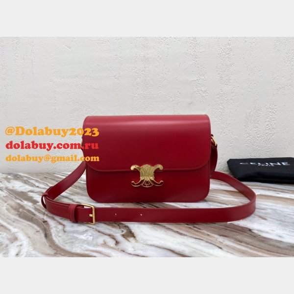 The Best Celine 1:1 Mirror Triomphe Replica Dolabuy 22cm Bag