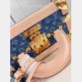 Petite Valise Denim Bleu M24161 Copy Louis Vuitton 1:1 Mirror Bag