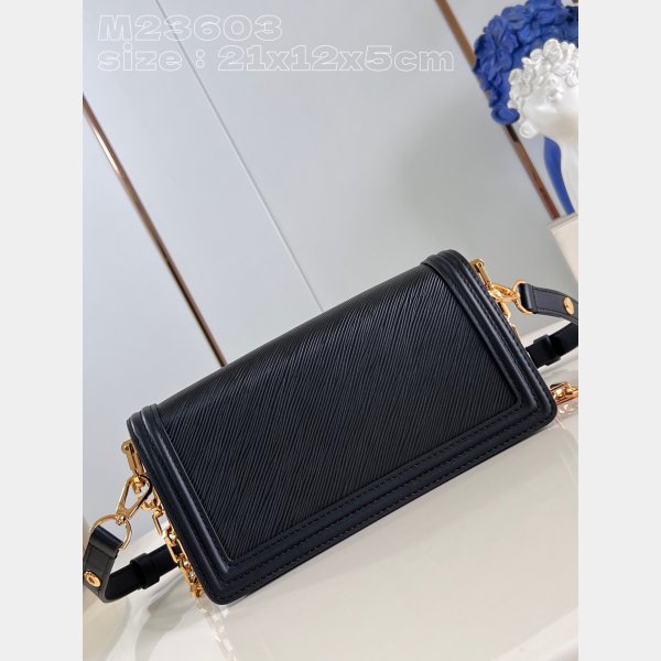 Dauphine East West Epi Shop Black M23603 Louis Vuitton Replica Handbags