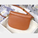 Replica Luxury Dior Bobby Bag Brown Box Calfskin