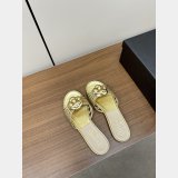 Perfect Pre-owned High End Replica Camellia Slide Flat Sandals Shoes