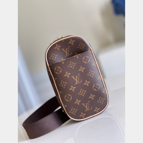 Best Louis Vuitton M51870 Luxury Monogram Pochette Gange Shoulder Bag