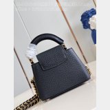 Buy Outlet Replicas Louis Vuitton Capucines M48865 Black Bag