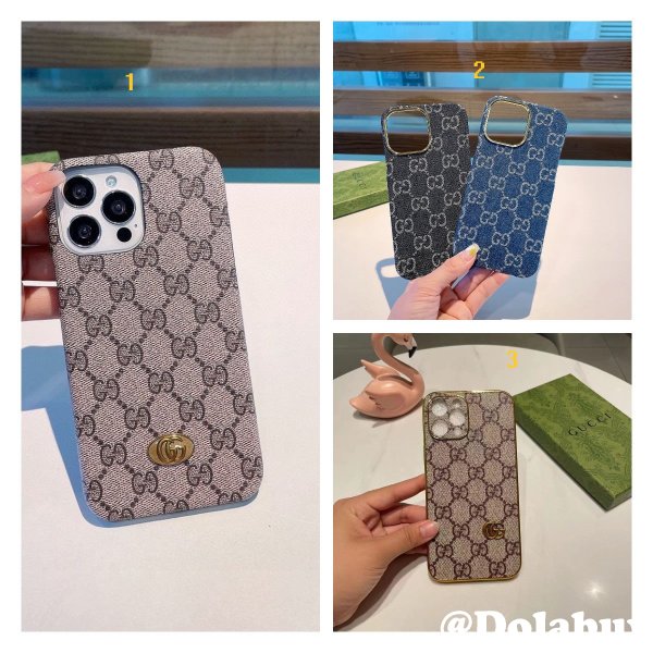 Fake Gucci Case Designer Mobile 12/13/14 Pro Max Phone Cases