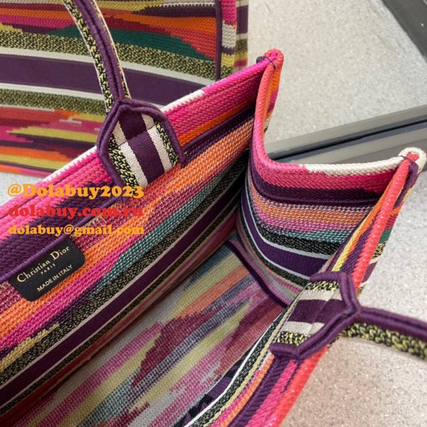 Replica Dior Oblique Book Tote Termurah Multicolor AAA+ Bag