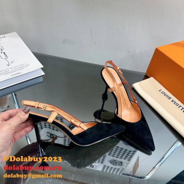 Louis Vuitton 1:1 Mirror Blossom Slingback Pump Shoes