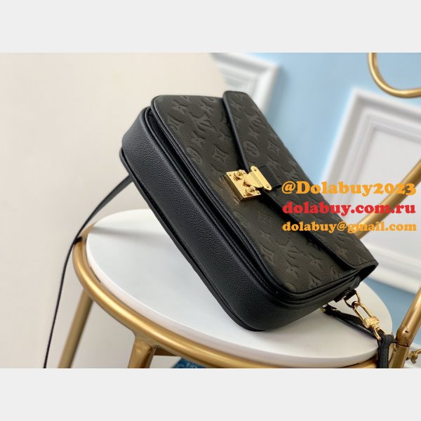 AAA+ Louis Vuitton Pochette Métis Monogram M41487 Black Marron