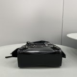 Designer balenciaga cuag Patent leather black