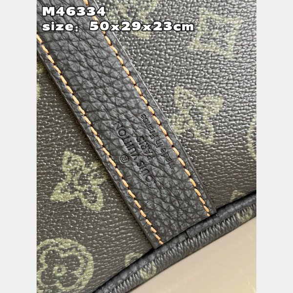 Louis Vuitton Designer Keepall Bandoulière 50 Monogram M46334 Bag