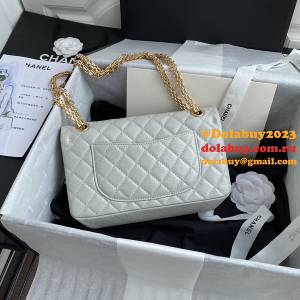 Best CC 2.55 Top original Flap Reissue Milky white Bag