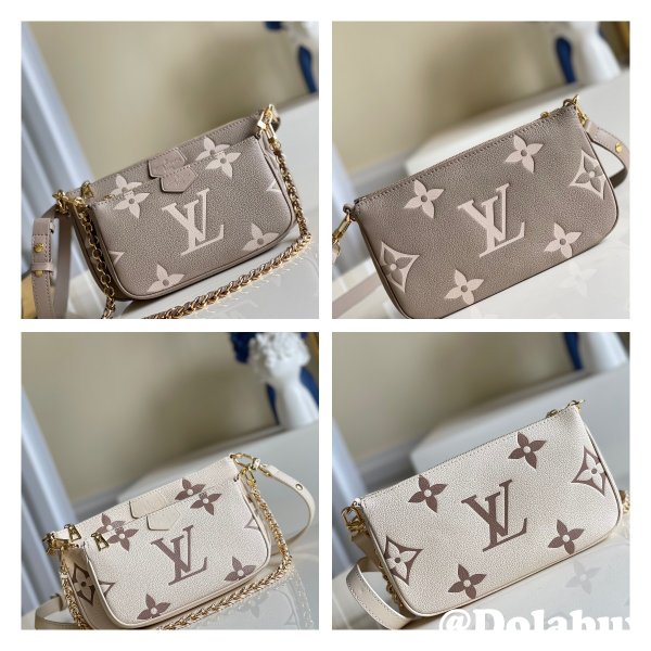 Best Louis Vuitton Wholesale Multi Pochette Accessoires Bicolor Monogram M45777