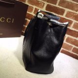 Replicas Gucci Best Soho Leather Tote shoulder 282309 Black bag