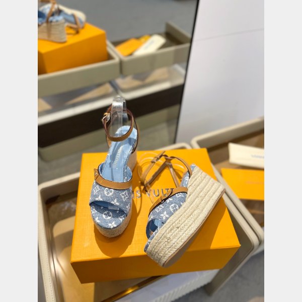 Wholesale LOUIS VUITTON Helios Wedge Sandal