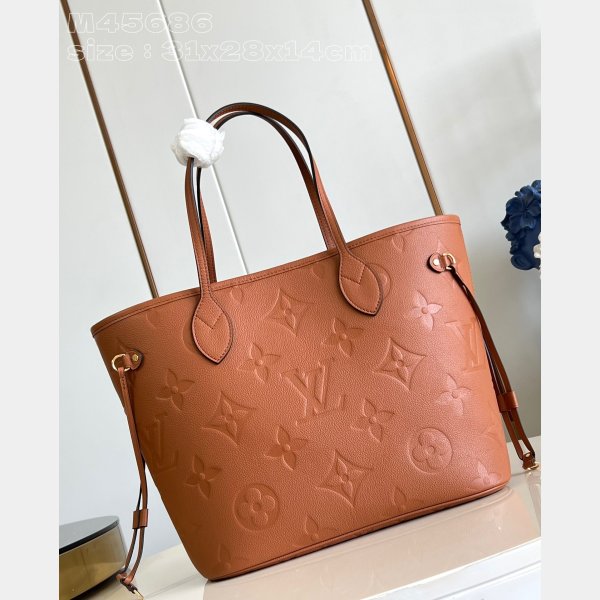 Louis Vuitton Wholesale Neverfull Cognac M12605 Replica Bag