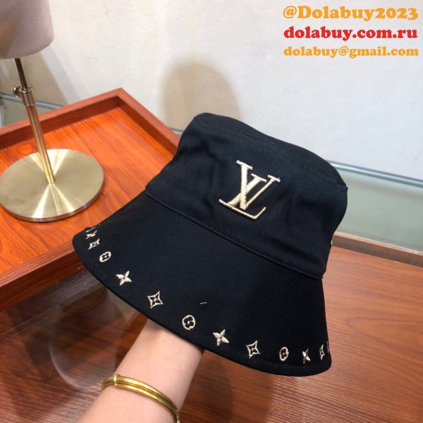 Louis Vuitton Embroidered fisherman bucket hat