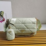 Wholesale Prada Fake System nappa leather patchwork bag online