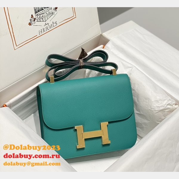 News Best Replica Hermes Mirror Single Compartment 23CM Epsom Bags