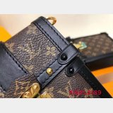 Louis Vuitton AAA+ Vertical Trunk Pochette Monogram M63913 Brown