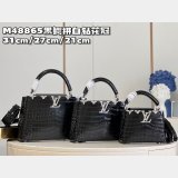 Luxury Louis Vuitton Replicas M48865 Capucines Black UK Bag