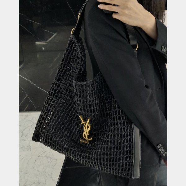 Replica Saint laurent Oxalis Shoulder Raffia Macramé 781289 Bag