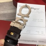 Replica Designer Salvatore Ferragamo 35 mm Black Belts