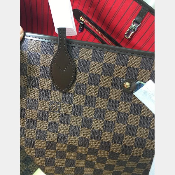 AAA+ Louis Vuitton Wholesale Neverfull GM Damier Ebene N41357 Brown