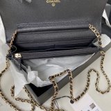 Designer Replica UK AP2734 Flap Glass Pearls Lambskin Bag