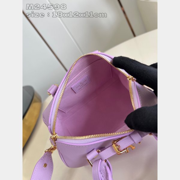 Shop Top M24598 Louis Vuitton Speedy Cheap Purple Replica Bag