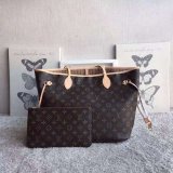 Best Louis Vuitton Wholesale Neverfull Monogram MM  APRICOT M50366 Bag