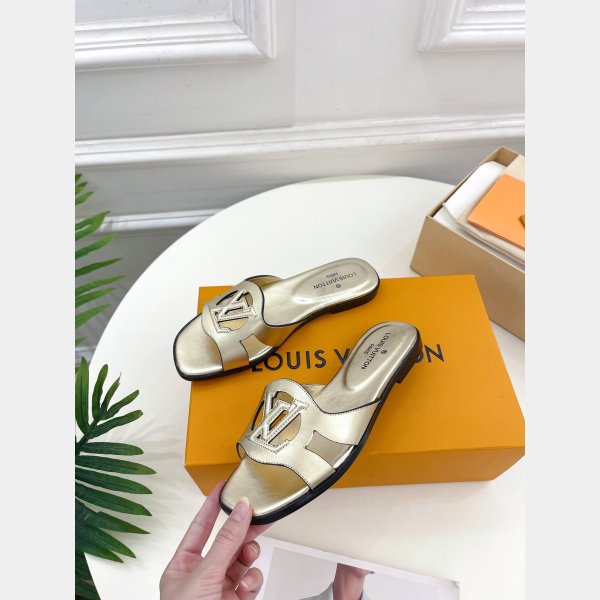 Top Quality LV Isola Flat Mule women style