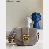 LV Replica Designer Louis Vuitton Pont 9 Soft MM High End Leathers M58967/M58727