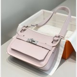 Luxury hermes jypsiere mini calf leather bag