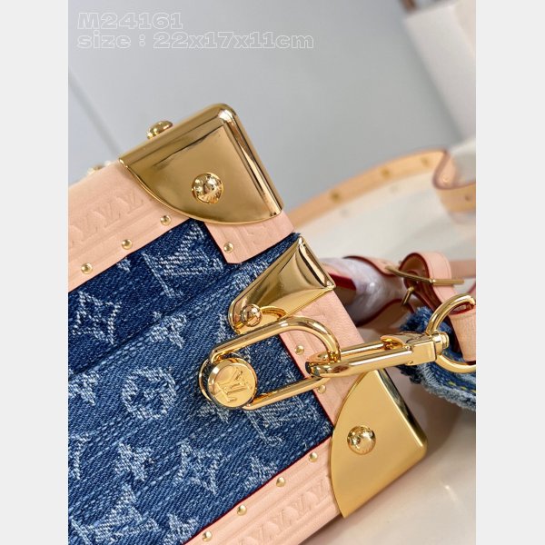 Petite Valise Denim Bleu M24161 Copy Louis Vuitton 1:1 Mirror Bag