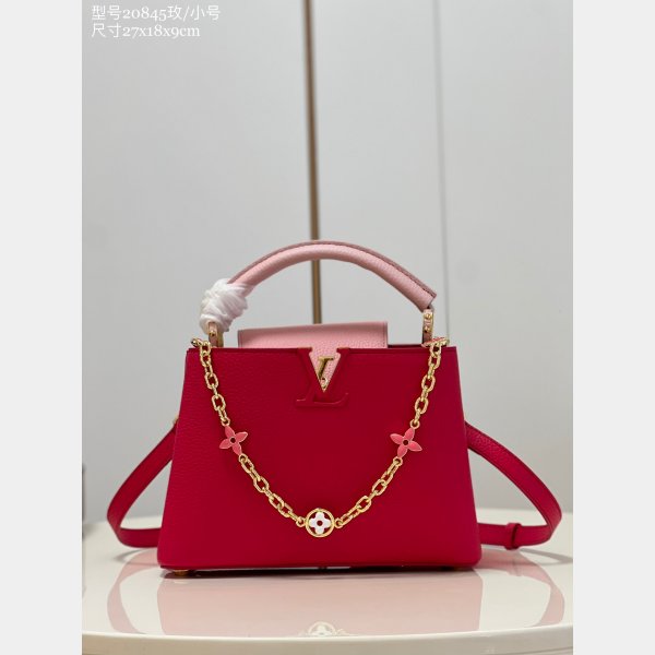 Perfect Fake Louis Vuitton Capucines Red M20845 UK Shop