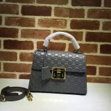 Replica Gucci Best GG Supreme Padlock Small Top Handle 453188 Bag