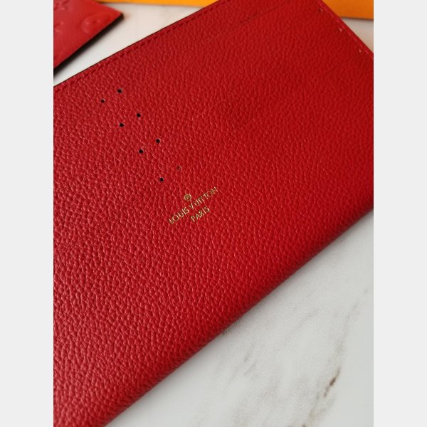 7 Star Louis Vuitton M63770 Red Replica Monogram Leather Pochette