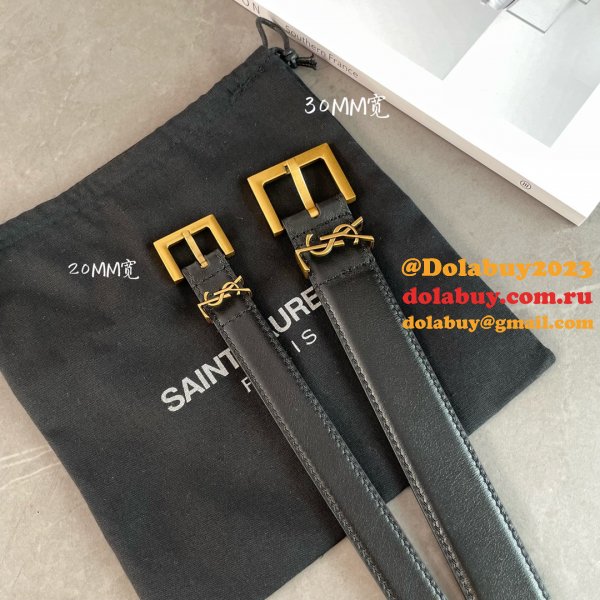 7 Star Best SAINT LAURENT REPLICAS BELT FOR SALE 20MM/30MM